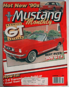 MUSTANG MONTHLY 1989 OCT - HARDTOP 428CJ, GT SPECIAL